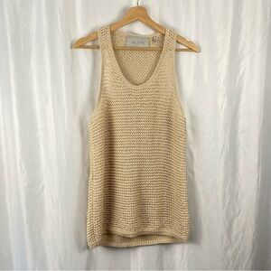 Valette Women’s Cream Knit Tank Top Size XS